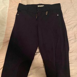 Black equestrian breeches